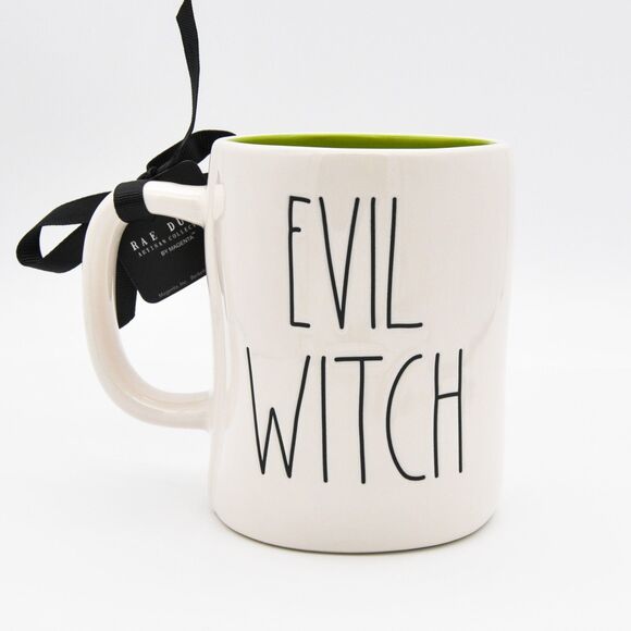 Rae Dunn Villains Evil Witch Mug, 16oz Ceramic Coffee Cup, Halloween Decor, New - Picture 2 of 10